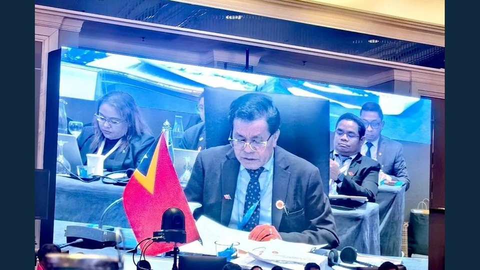 东帝汶首次参加东盟卫生部长会议 聚焦2026—2030卫生议程，图片来源：TATOLI Português