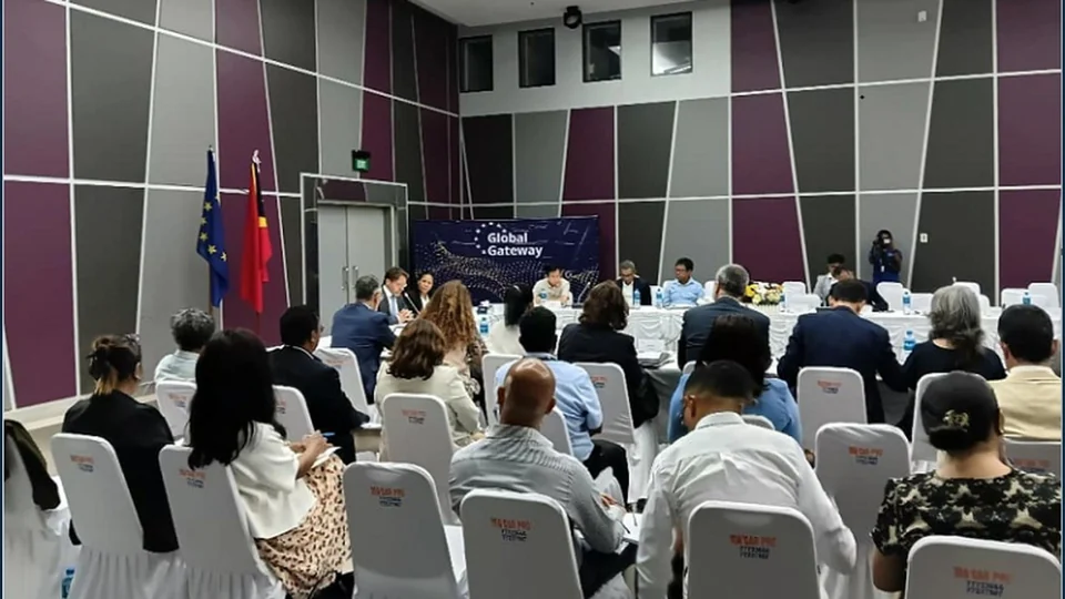 东帝汶与欧盟首次高层对话评估财政和数字化改革,图片来源:TATOLI English
